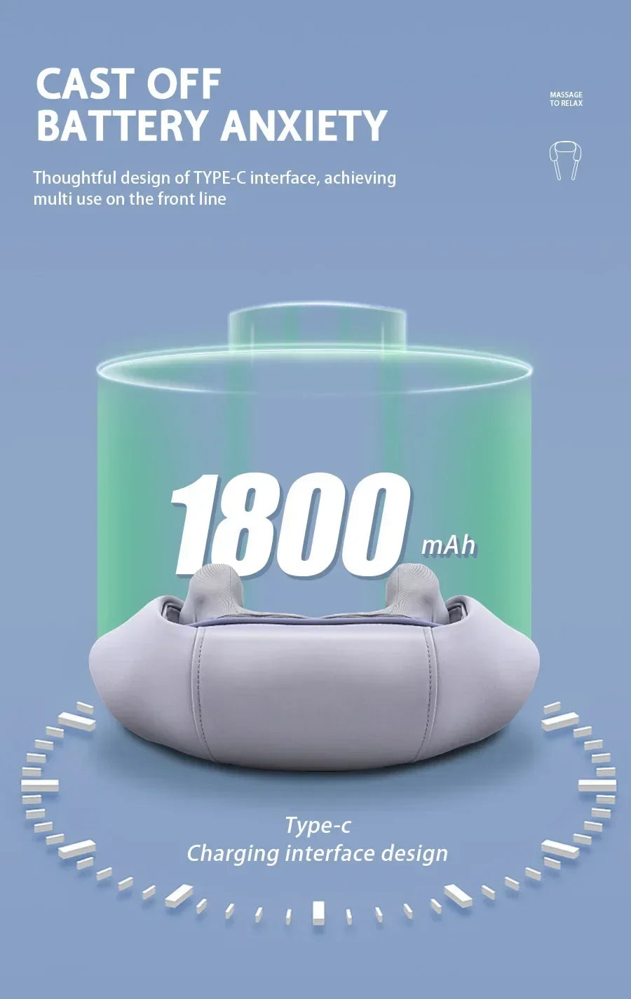 LuxeRelief™ Smart Shiatsu Massager