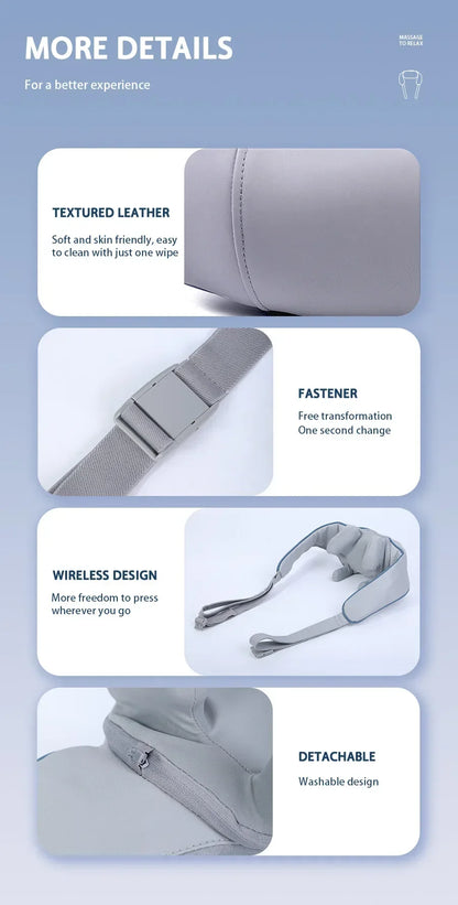 LuxeRelief™ Smart Shiatsu Massager